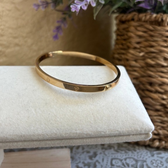 18K Real Gold Sz 17 - Picture 1 of 4